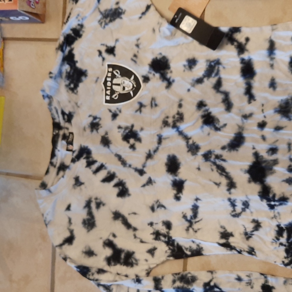 Raiders Team Apparel Tye Dyed long sleeve women's shirt